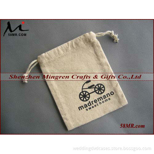 Linen Cosmetic Bag,Cloth Drawstring Pouch Bags,Linen Shopping Bag